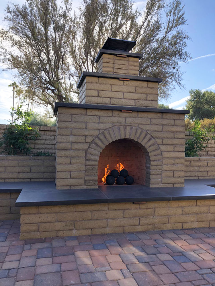 Outdoor Fireplaces Scottsdale Builders & Installers Arte Verde